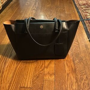 Authentic Tory Burch Parker tote, black - excellent used condition!